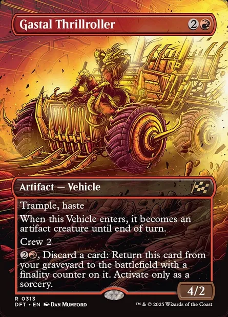 Gastal Thrillroller, Magic card DFT 313 — Aetherdrift set