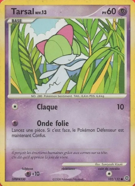 Tarsal, carte Pokémon SW 102 — extension Merveilles Secrètes