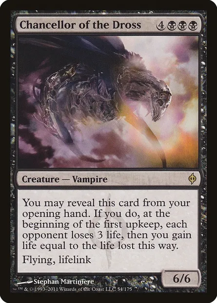 Chancellor of the Dross, Magic card NPH 54 — New Phyrexia set