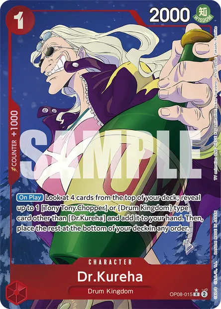 Dr.Kureha, carte One Piece OP08-015 — extension TWO LEGENDS