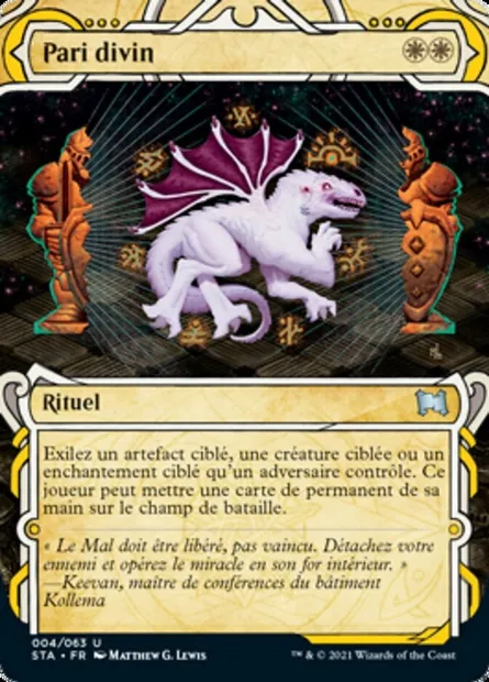 Pari divin, carte Magic STA 4 — extension Strixhaven Mystical Archive