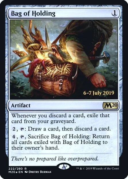 Sac sans fond, carte Magic PM20 222s — extension Core Set 2020 Promos