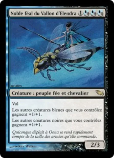 Noble féal du Vallon d'Elendra, carte Magic SHM 163 — extension Sombrelande