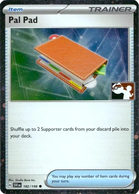 Pal Pad, Pokémon card PPS 182 — Play! Pokémon Prize Pack Series set