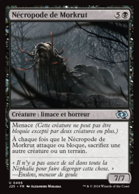 Nécropode de Morkrut, carte Magic J25 466 — extension Foundations Jumpstart