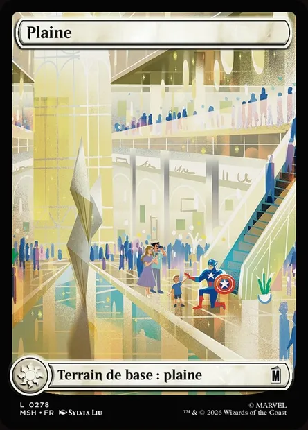Plaine, carte Magic MSH 278 — extension Marvel Super Heroes
