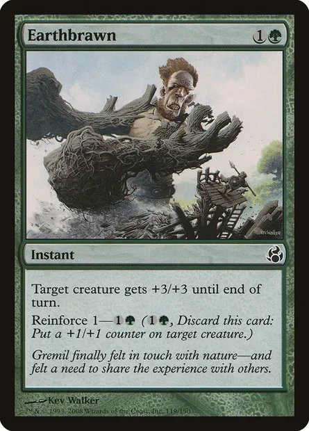 Earthbrawn, Magic card MOR 119 — Morningtide set