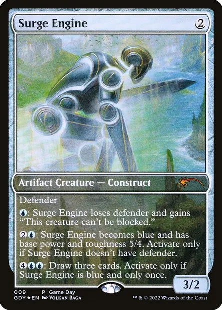 Surge Engine, Magic card GDY 9 — Game Day Promos set