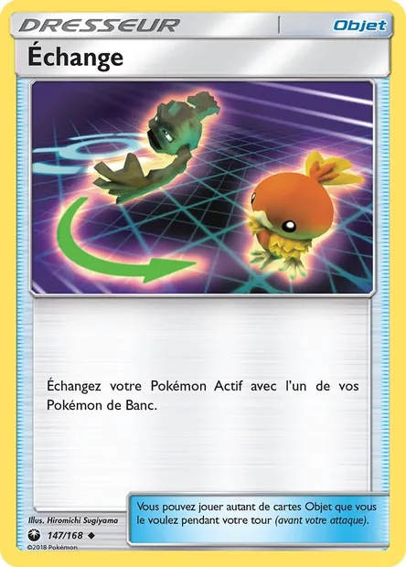 Échange, carte Pokémon CES 147 — extension Tempête Céleste