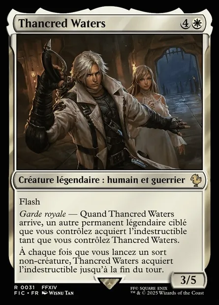 Thancred Waters, carte Magic FIC 31 — extension Final Fantasy Commander