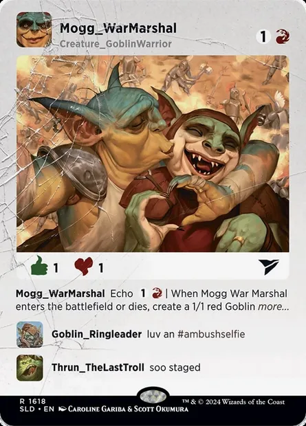 Mogg War Marshal, Magic card SLD 1618 — Secret Lair Drop set