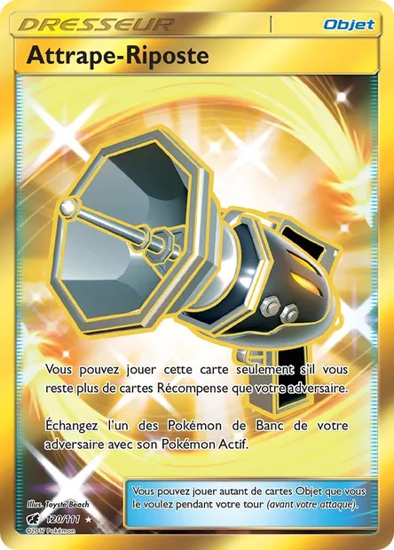 Attrape-Riposte, carte Pokémon CIN 120 — extension Invasion Carmin