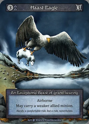 Haast Eagle, carte Sorcery BET 079 — extension Beta