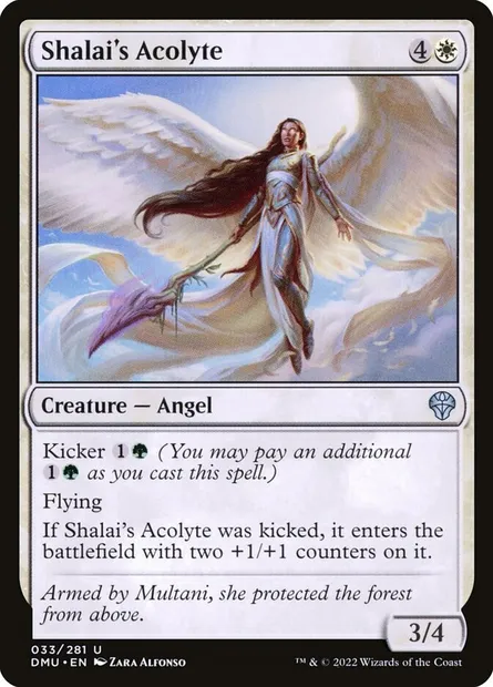 Shalai's Acolyte, Magic card DMU 33 — Dominaria United set