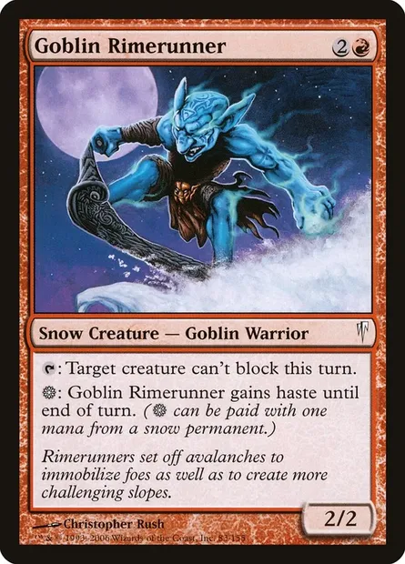 Goblin Rimerunner, Magic card CSP 83 — Coldsnap set