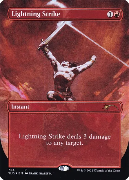 Lightning Strike, Magic card SLD 724 — Secret Lair Drop set