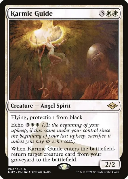 Karmic Guide, Magic card MH2 263 — Modern Horizons 2 set