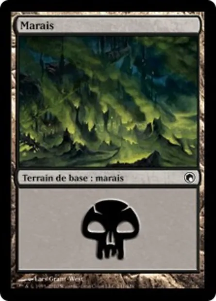 Marais, carte Magic SOM 241 — extension Cicatrices de Mirrodin