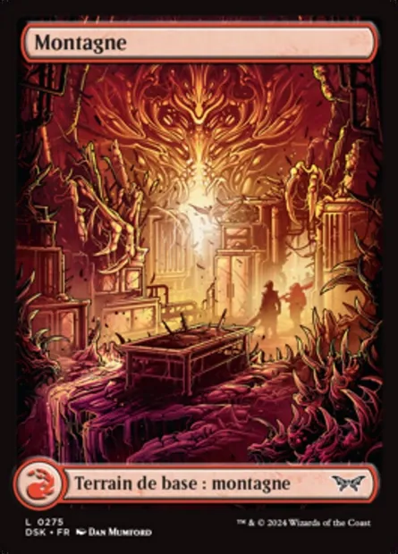 Montagne, carte Magic DSK 275 — extension Duskmourn: House of Horror
