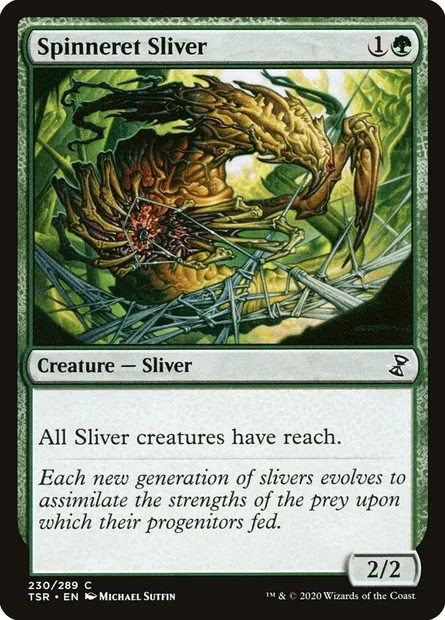 Spinneret Sliver, Magic card TSR 230 — Time Spiral Remastered set