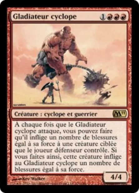 Gladiateur cyclope, carte Magic M11 131 — extension Magic 2011