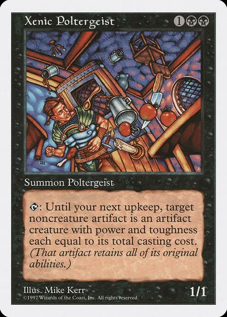Xenic Poltergeist, Magic card 5ED 206 — Fifth Edition set