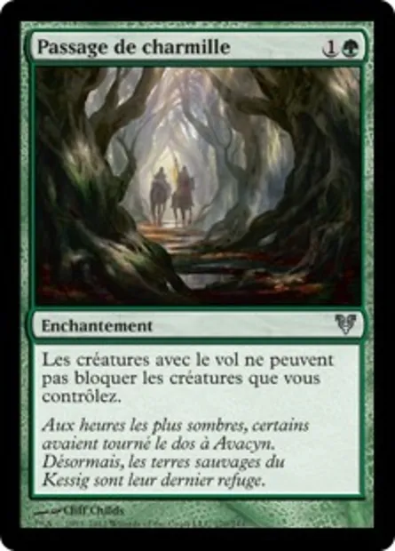 Passage de charmille, carte Magic AVR 170 — extension Avacyn ressuscitée