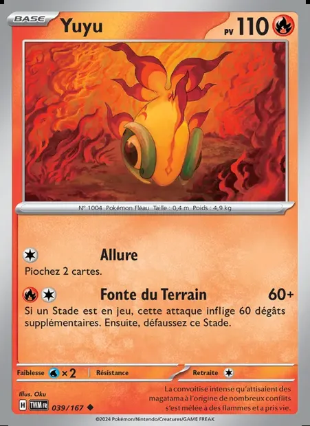 Yuyu, carte Pokémon TWM 039 — extension Mascarade Crépusculaire