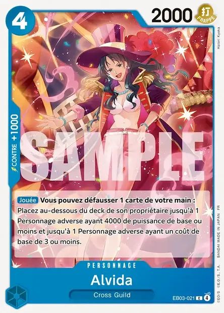 Alvida, carte One Piece EB03-021 — extension ONE PIECE HEROINES EDITION