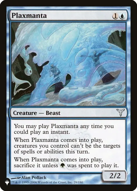 Plaxmanta, Magic card PLST DIS-29 — The List set