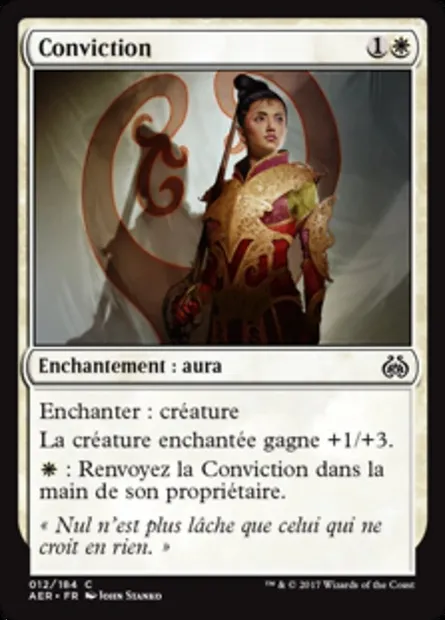 Conviction, carte Magic AER 12 — extension La révolte éthérique