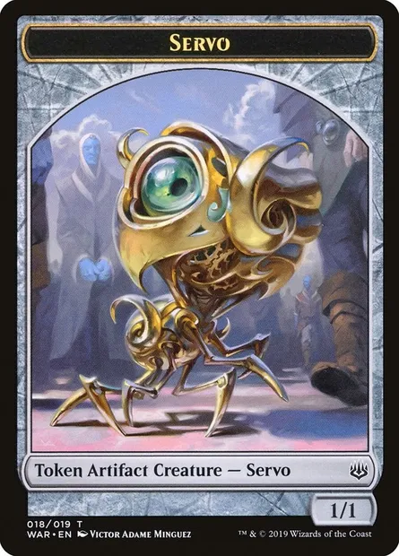 Servo, Magic card TWAR 18 — War of the Spark Tokens set