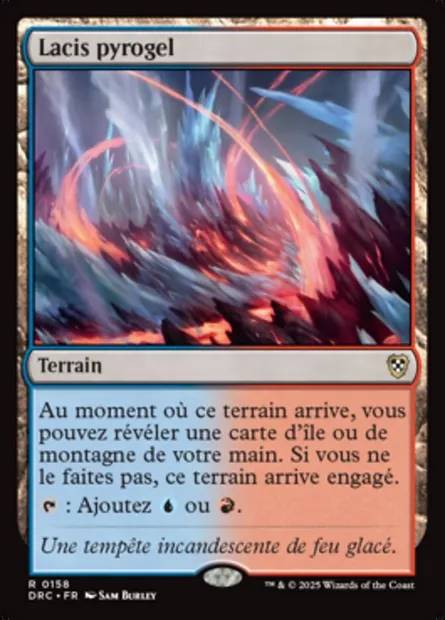 Lacis pyrogel, carte Magic DRC 158 — extension Aetherdrift Commander