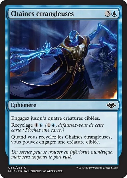 Chaînes étrangleuses, carte Magic MH1 44 — extension Horizons du Modern