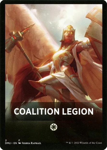 Coalition Legion, carte Magic FDMU 2 — extension Dominaria United Jumpstart Front Cards