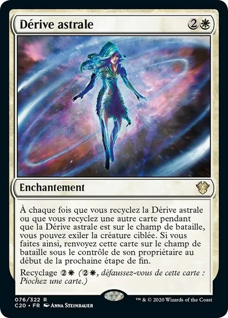 Dérive astrale, carte Magic C20 76 — extension Commander 2020