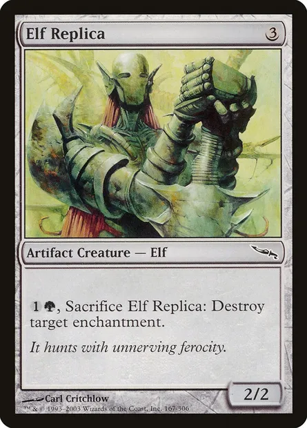 Elf Replica, Magic card MRD 167 — Mirrodin set
