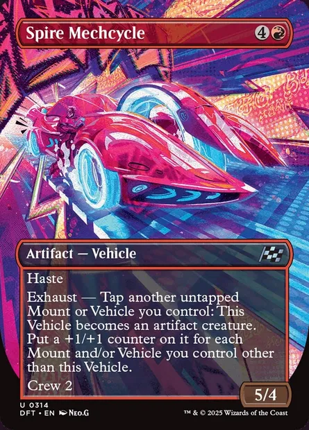 Spire Mechcycle, Magic card DFT 314 — Aetherdrift set