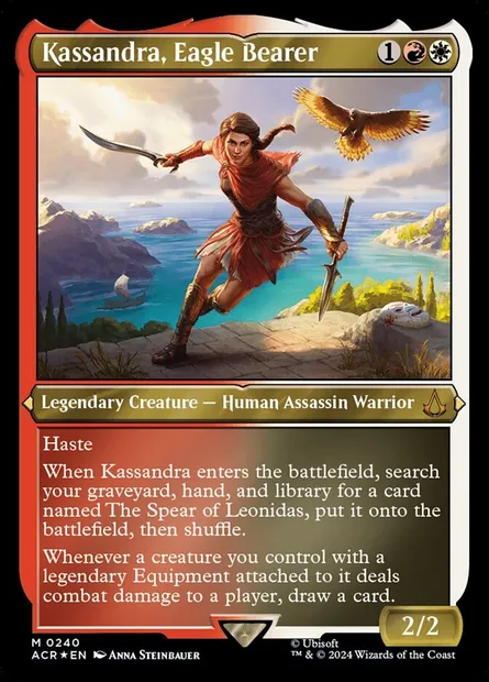Kassandra, Eagle Bearer, Magic card ACR 240 — Assassin's Creed set