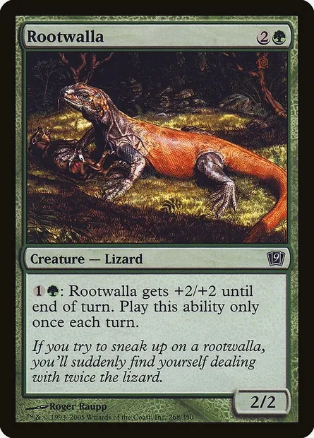 Rootwalla, Magic card 9ED 268★ — Ninth Edition set