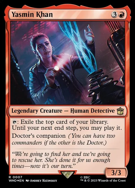 Yasmin Khan, Magic card WHO 7 — Doctor Who set