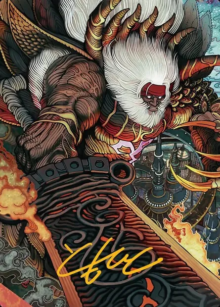 Braska's Final Aeon // Braska's Final Aeon, carte Magic AFIN 39 — extension Final Fantasy Art Series