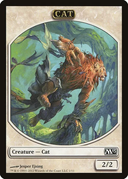 Cat, Magic card TM13 1 — Magic 2013 Tokens set