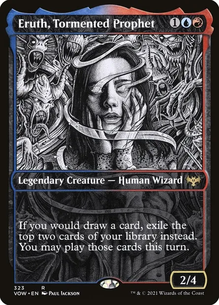 Eruth, Tormented Prophet, Magic card VOW 323 — Innistrad: Crimson Vow set