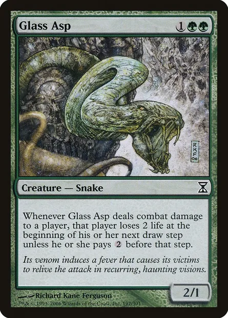 Glass Asp, Magic card TSP 197 — Time Spiral set