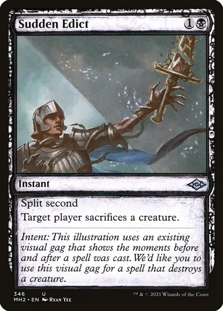 Sudden Edict, Magic card MH2 346 — Modern Horizons 2 set