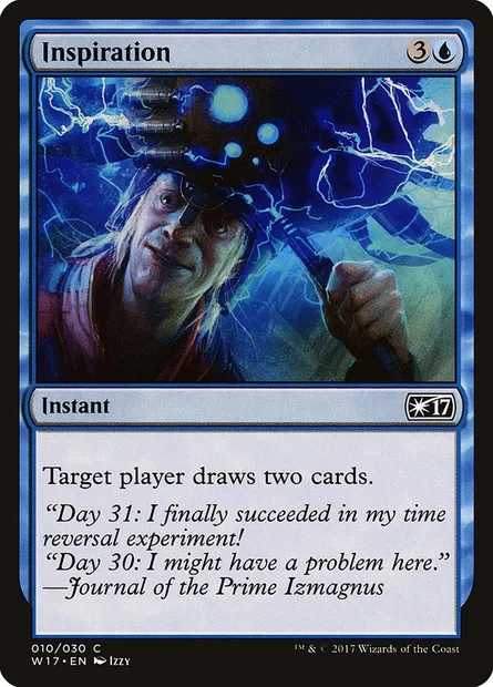 Inspiration, Magic card W17 10 — Welcome Deck 2017 set