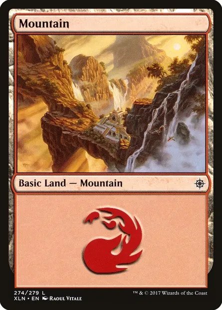 Mountain, Magic card XLN 274 — Ixalan set