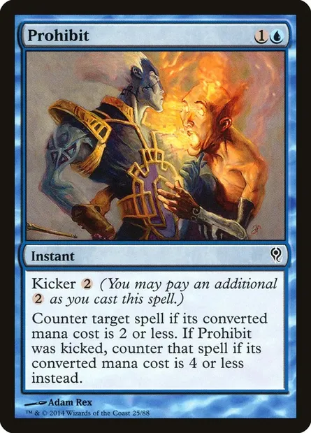 Prohibit, Magic card DDM 25 — Duel Decks: Jace vs. Vraska set