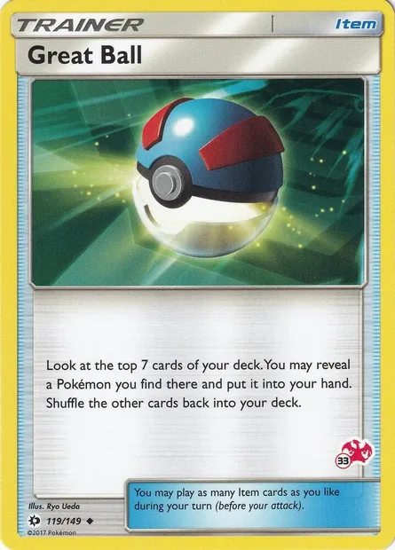Super Ball, carte Pokémon BA20 119c-33 — extension Battle Academy 2020
